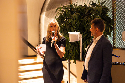 Zefiro Chief Commercial Officer Tina Reine and Founder & Chief Executive Officer Talal Debs