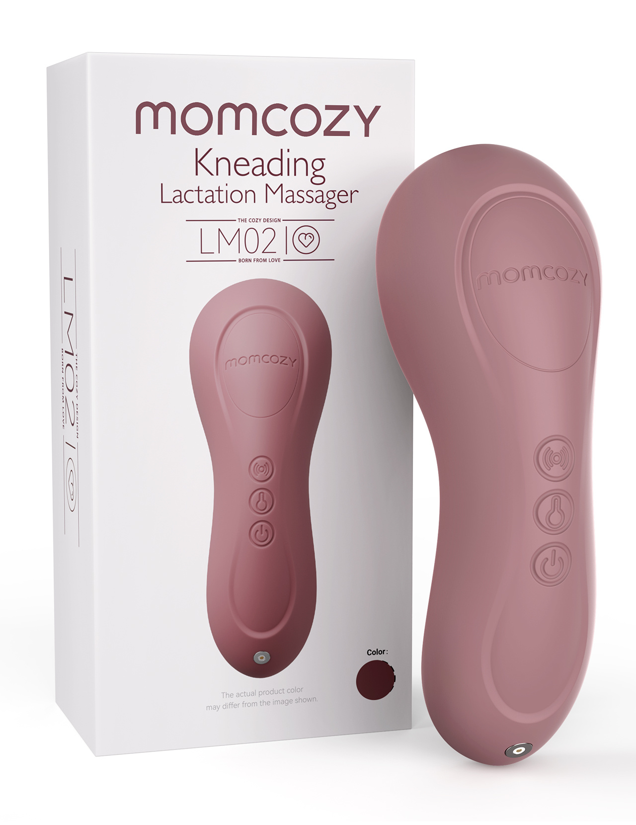 Product: The Momcozy lactation breastfeeding massager — Little