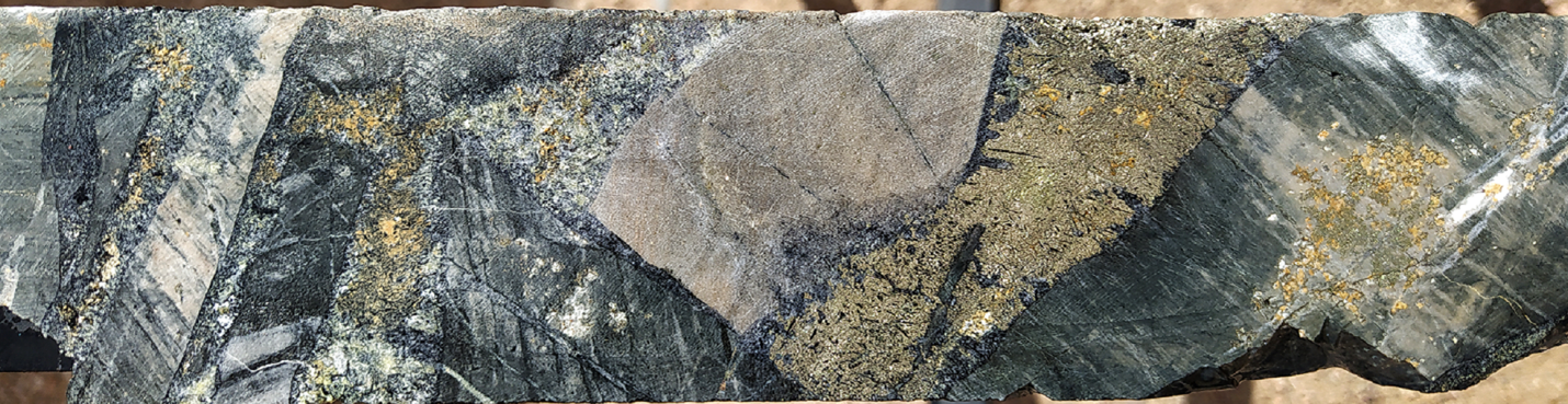 Figure 5 – Typical breccia mineralisation in hole SFDH-040