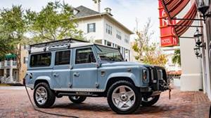 E.C.D. Automotive built the country’s first electric defender powered by a Tesla battery