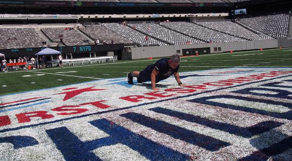 Tunnel to Towers Ambassador Nate Carroll Sets New Push-Up World Record at MetLife Stadium