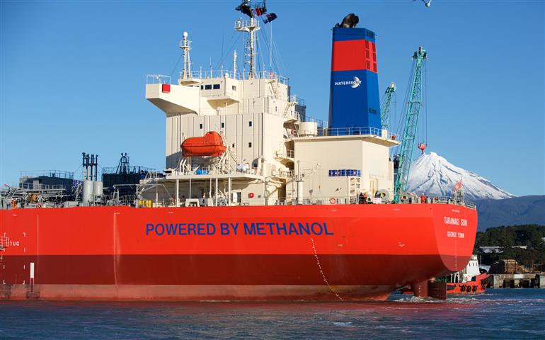 In 2016, Methanex, WFS and MOL, in conjunction with other key partners, jointly built the first ocean-going dual-fuel vessels, including the Taranaki Sun, capable of running on methanol