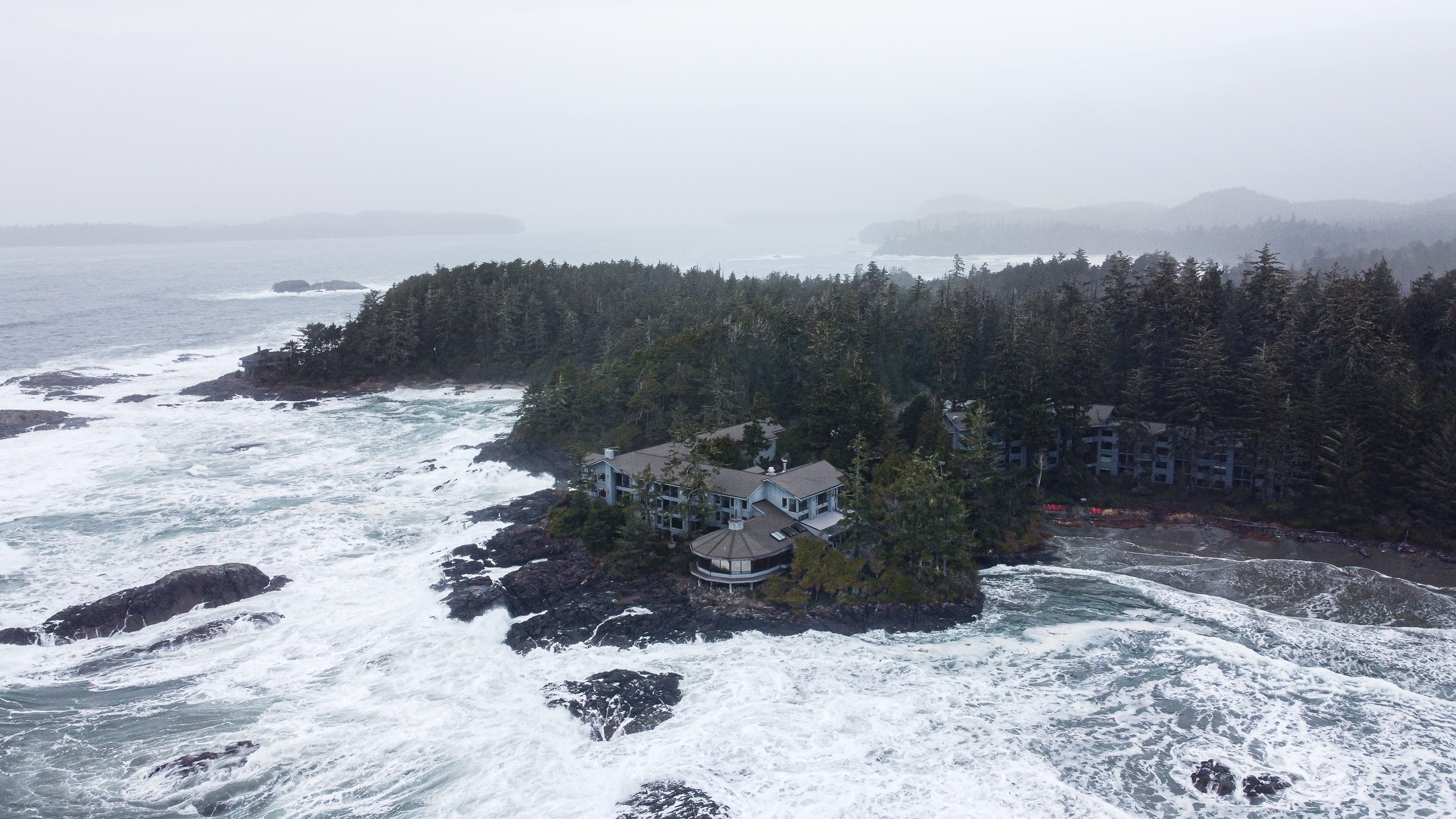 Wickaninnish Inn Pointe Building Aerial - Mark McKeough