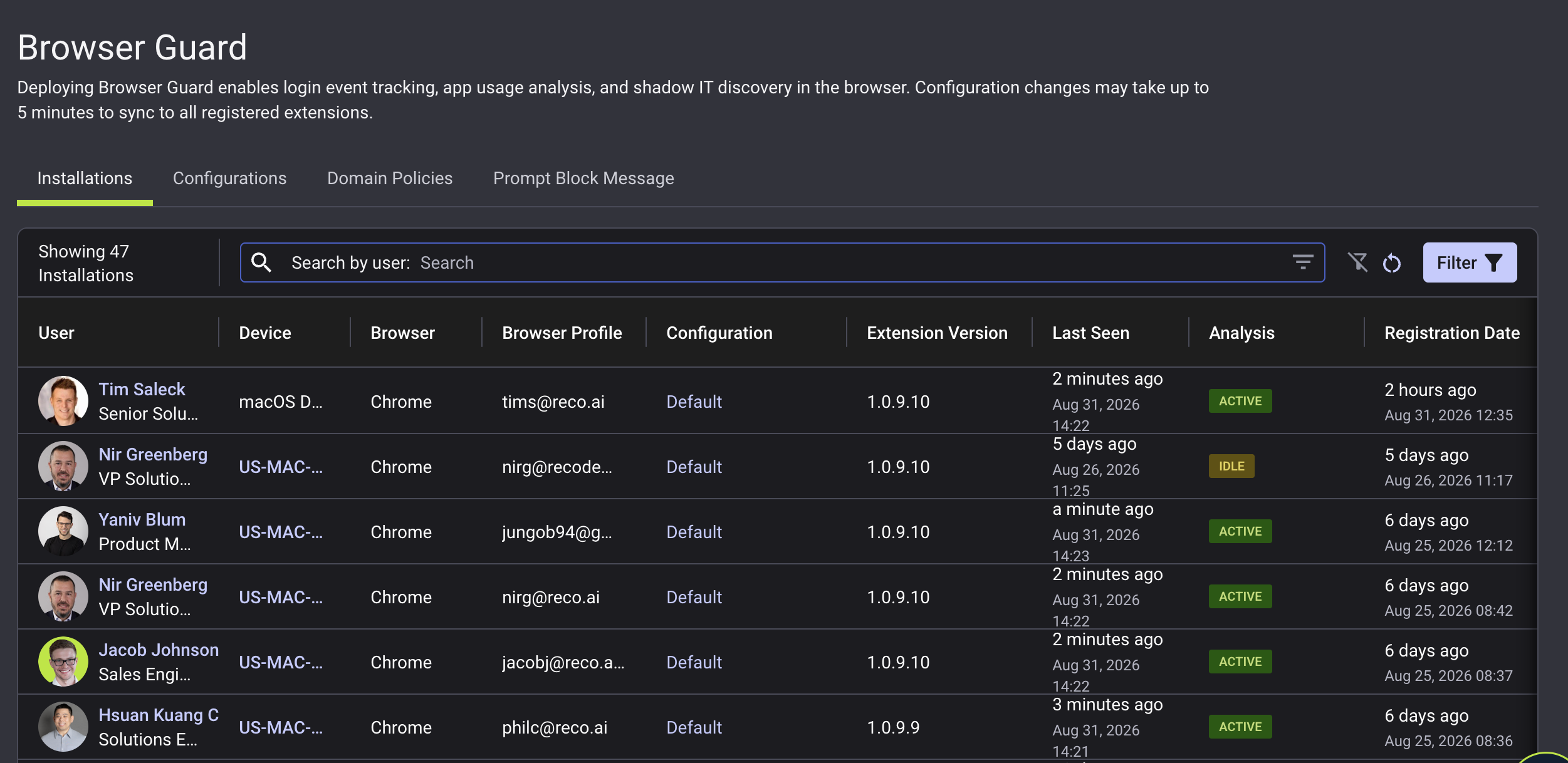 Browser Guard Screenshot