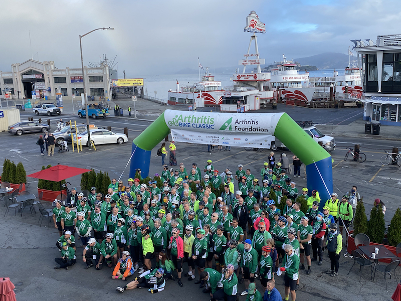 Start Line in San Francisco CCC 2021