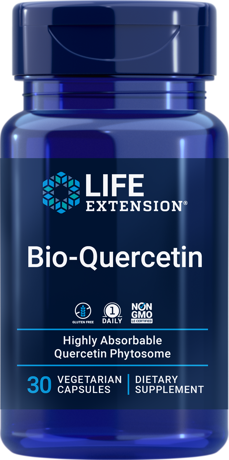 Life Extension’s ultra-absorbable Bio-Quercetin supplement is up to 62 times more absorbable than standard quercetin.