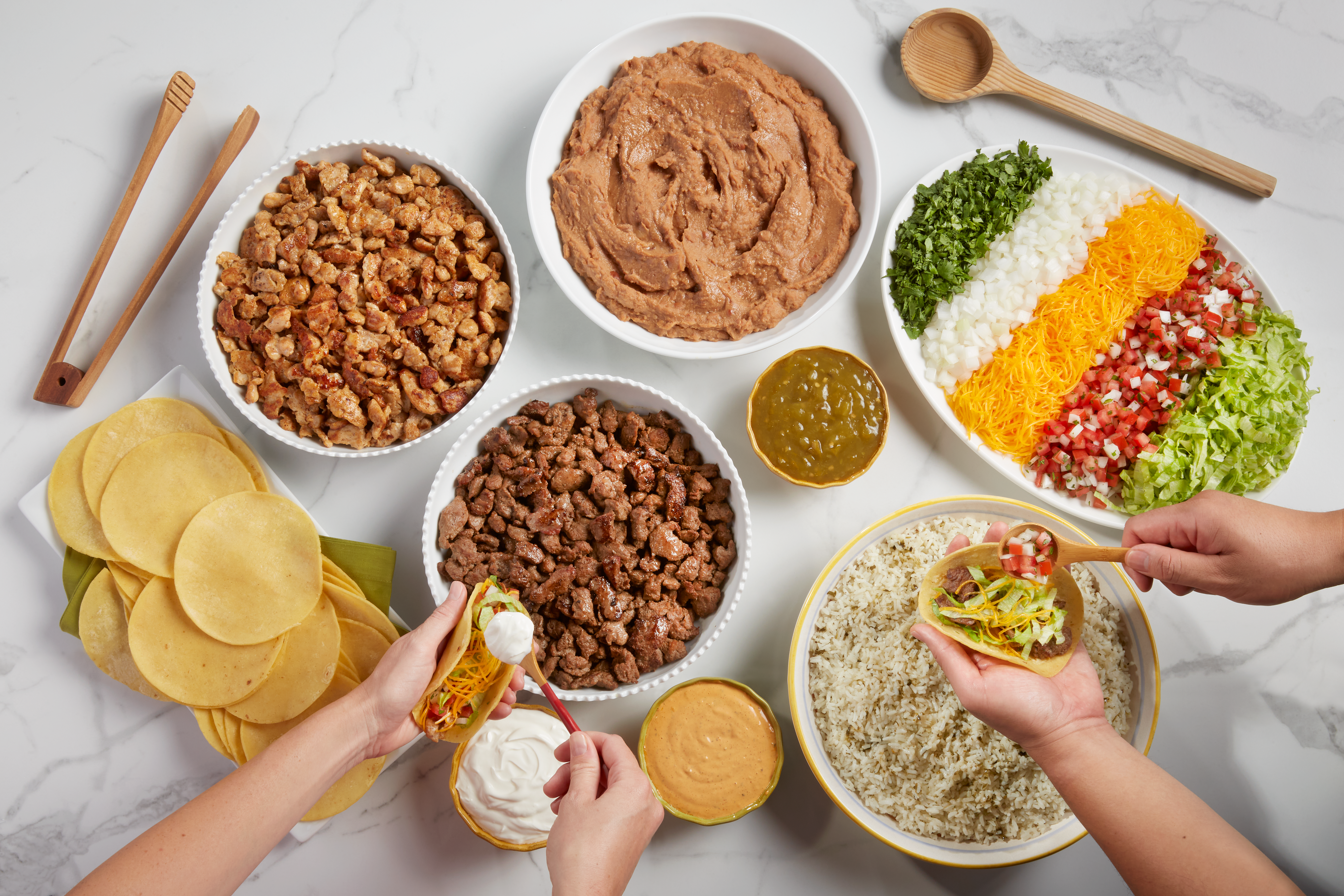 Del Taco Catering Taco Kit