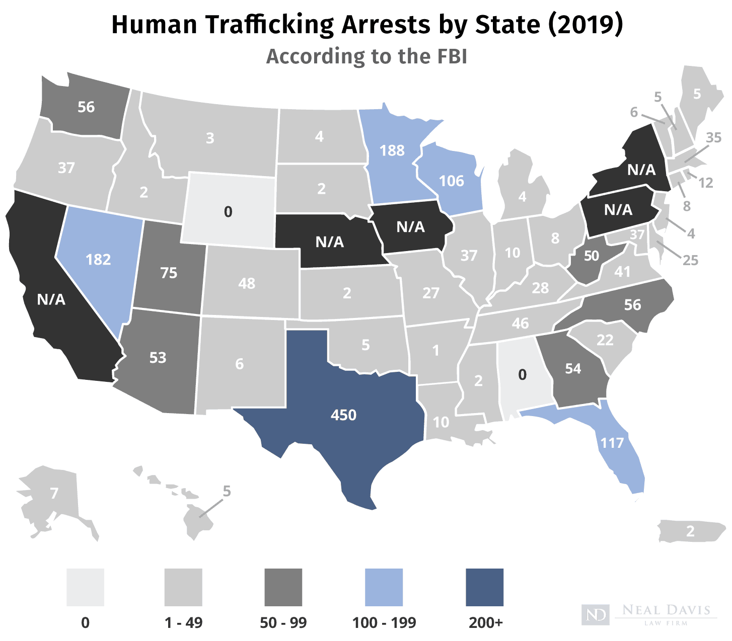 human trafficking world map 2022