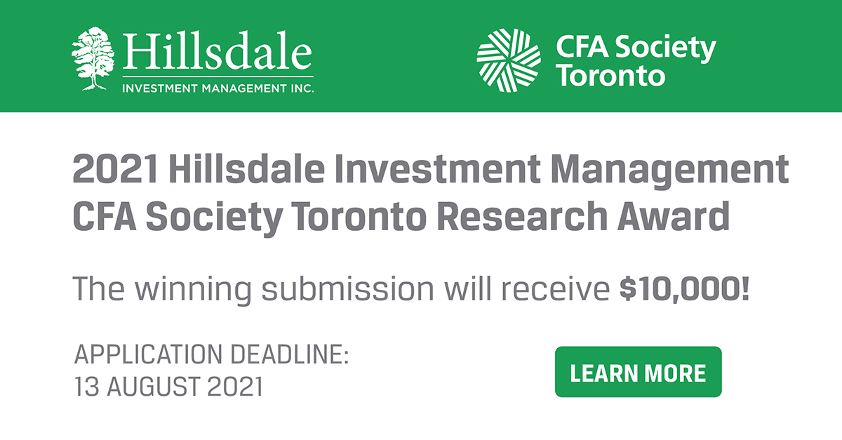 2021 Hillsdale Investment Management CFA Society Toronto