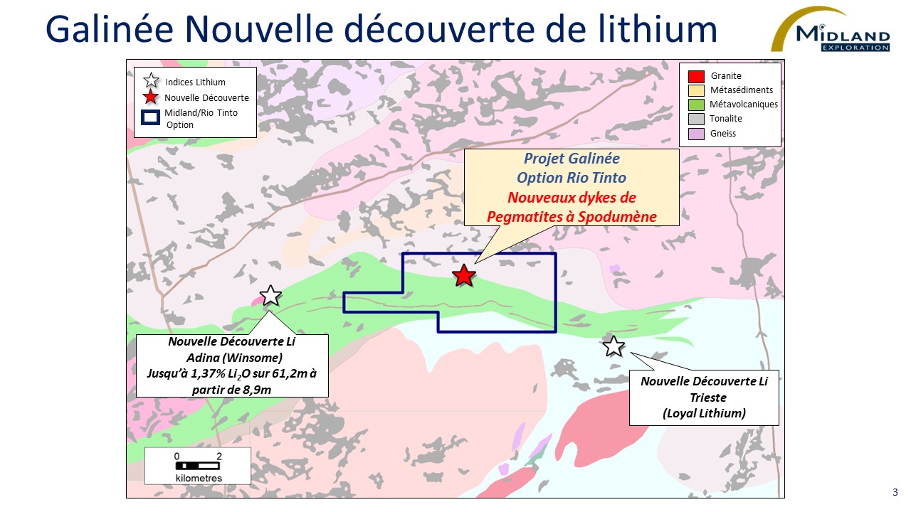 Figure 3 Galinée Nouvelle découverte de lihtium