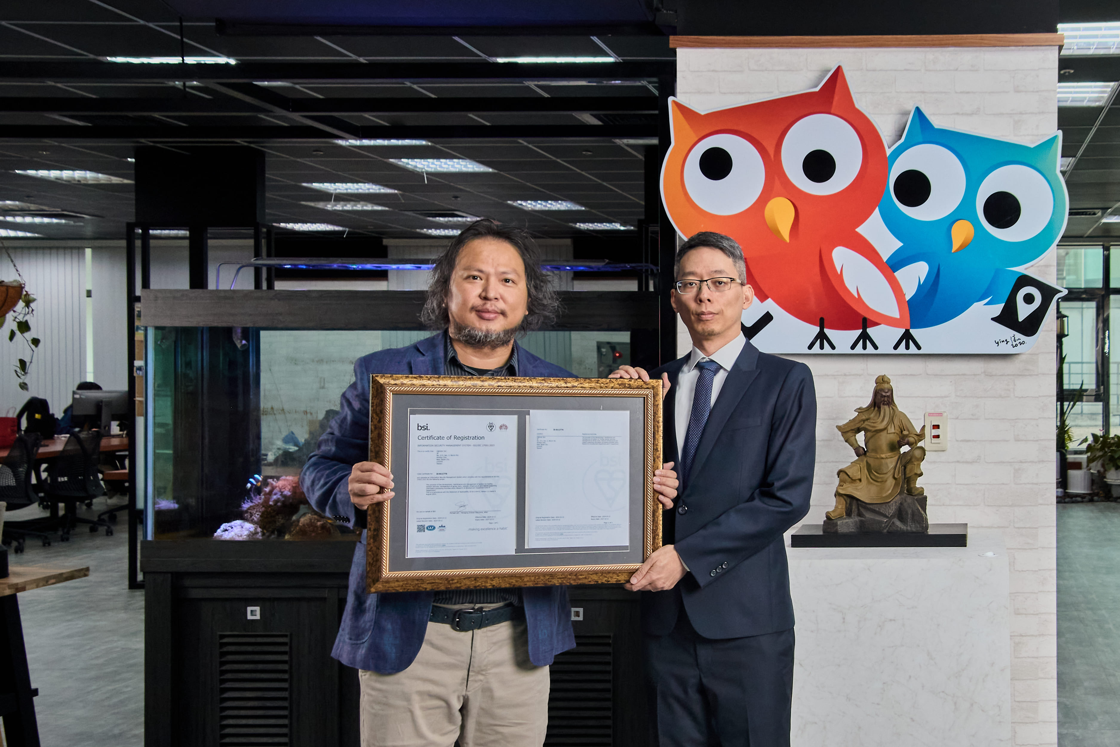 OwlTing achieved ISO 27001 certification, ensuring our commitment to global standards in data security and risk management