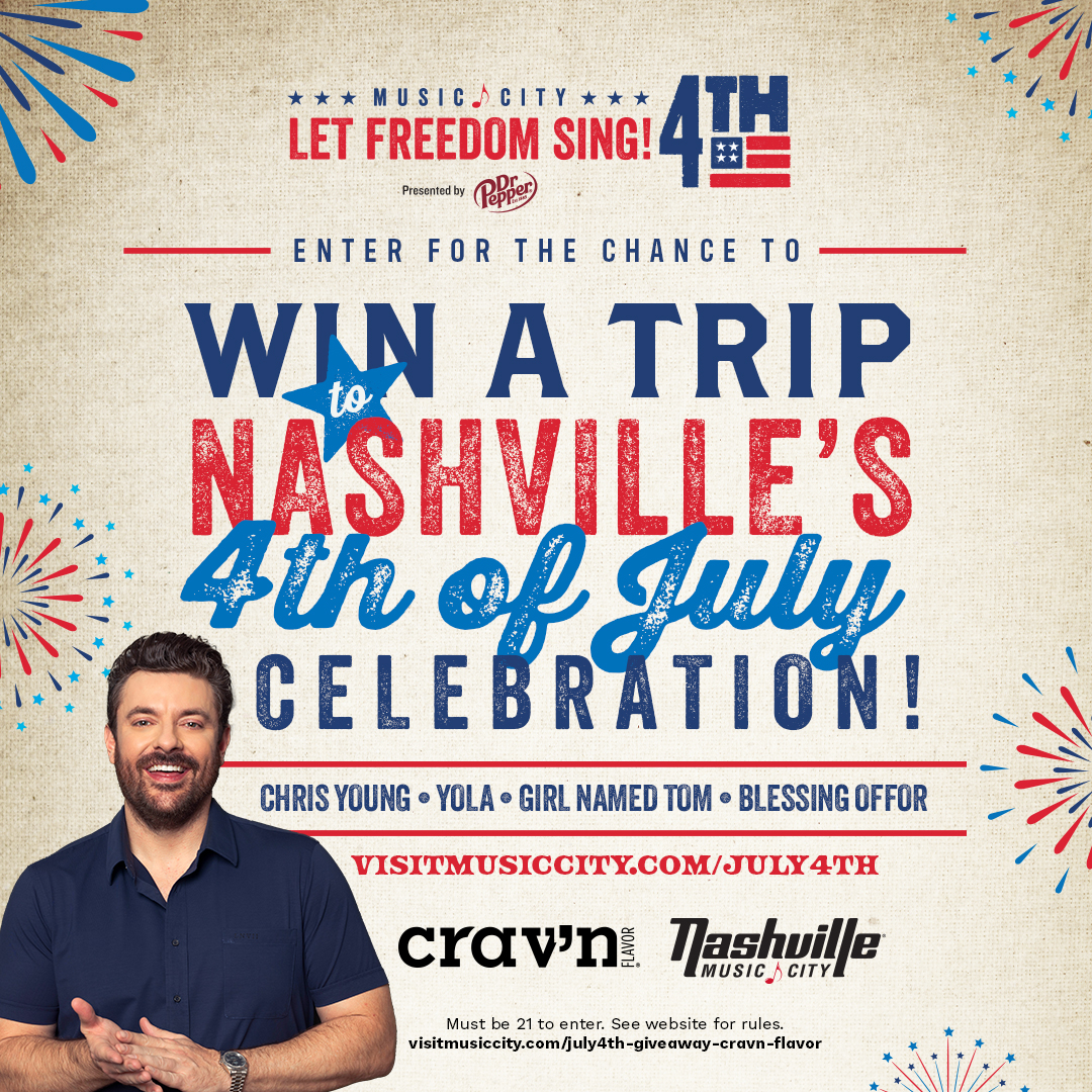 Crav’n Flavor returns to sponsor Let Freedom Sing! Music City July 4th