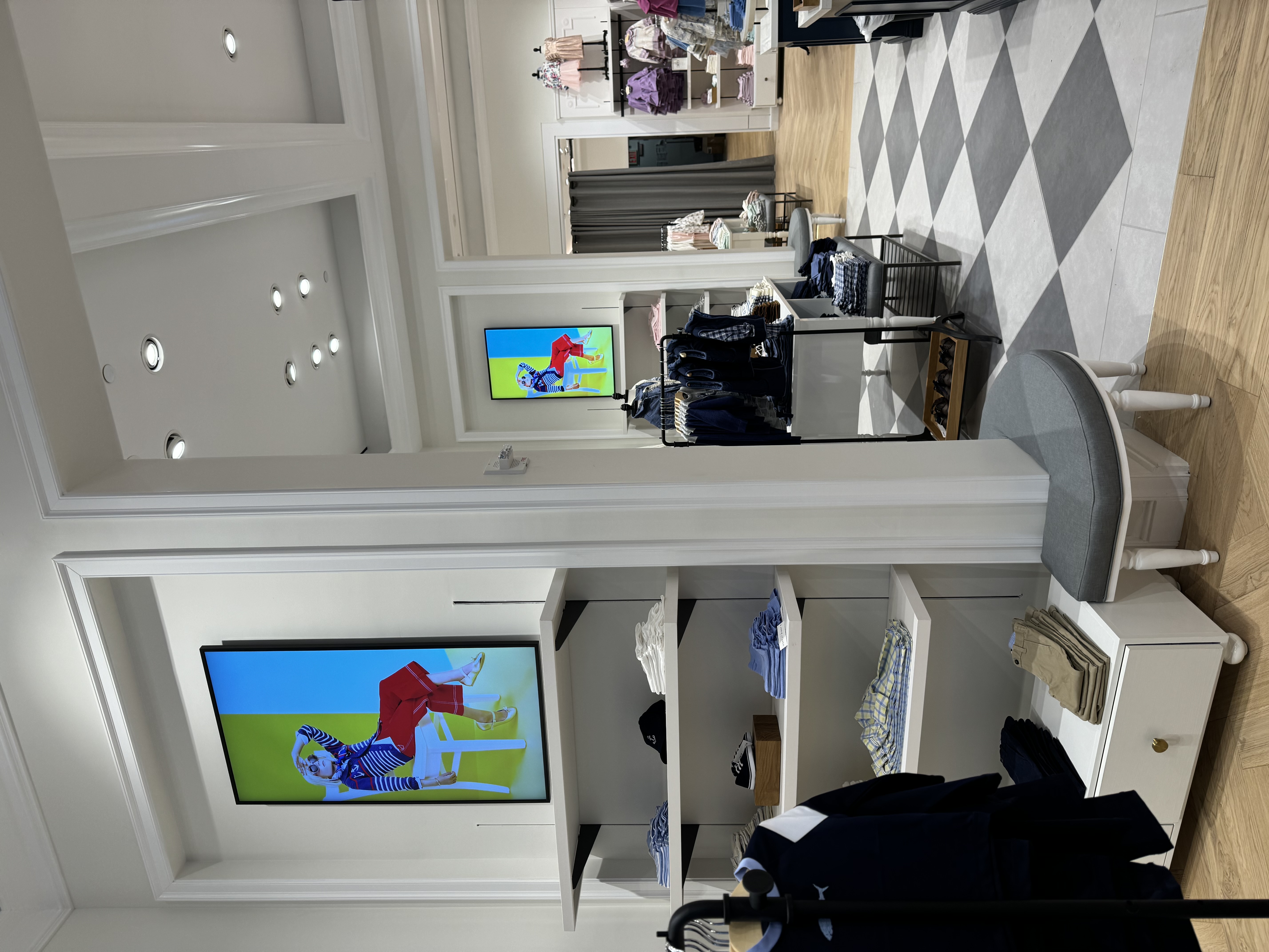 Samsung QM50C 4K display at Janie and Jack Brookfield Place