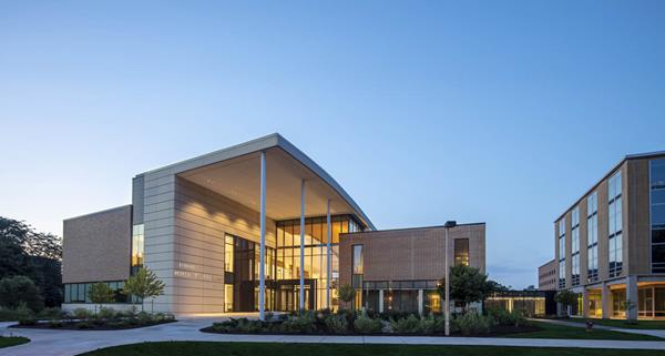 New Edward J. Minskoff Pavilion at Michigan State University South Entrance