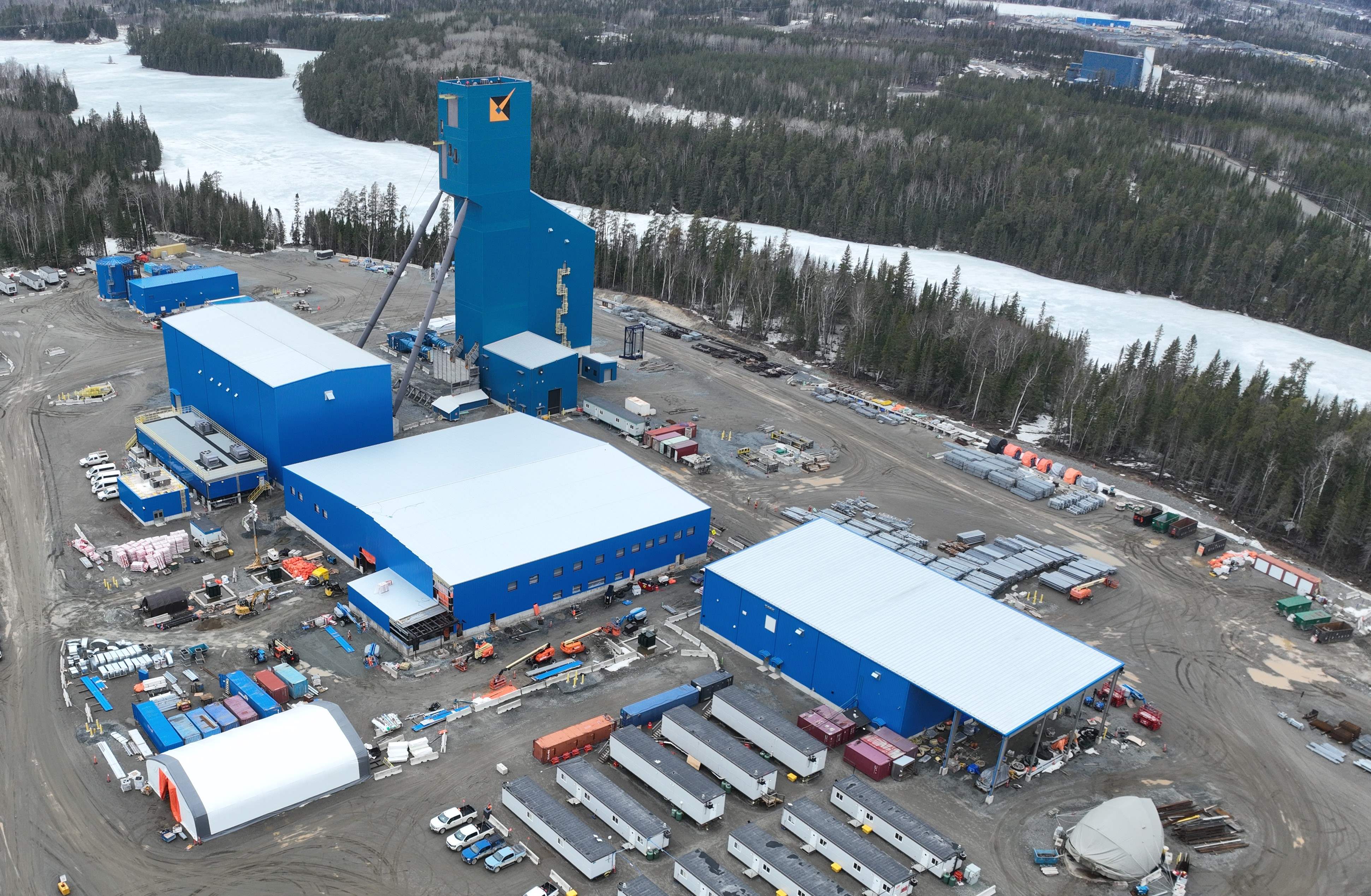 Island Gold shaft site area - April 2026