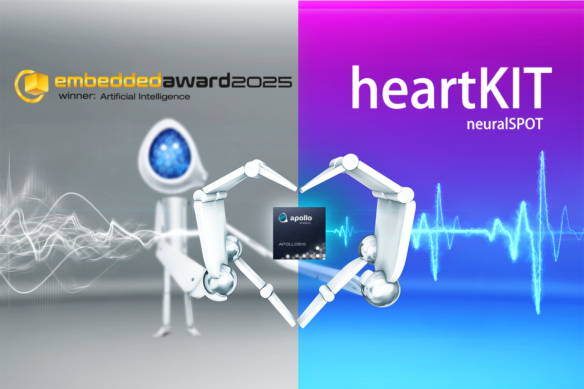 Ambiq heartKIT Wins the Artificial Intelligence Award at Embedded World 2025 