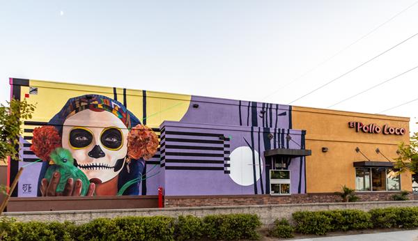 El Pollo Loco Celebrates Día de los Muertos with Vibrant Mural