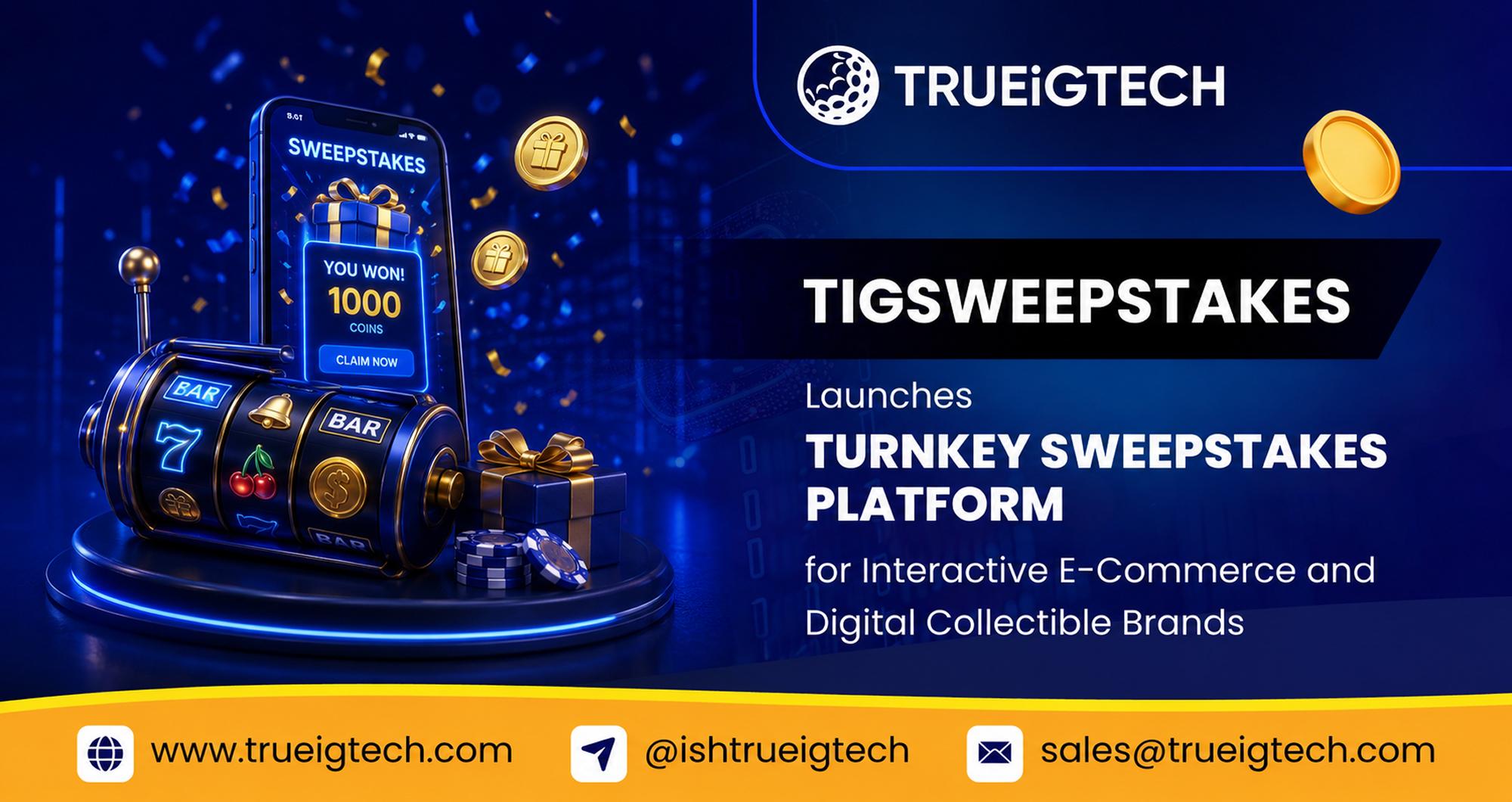 TIGSweepstakes Launches Turnkey Sweepstakes Platform