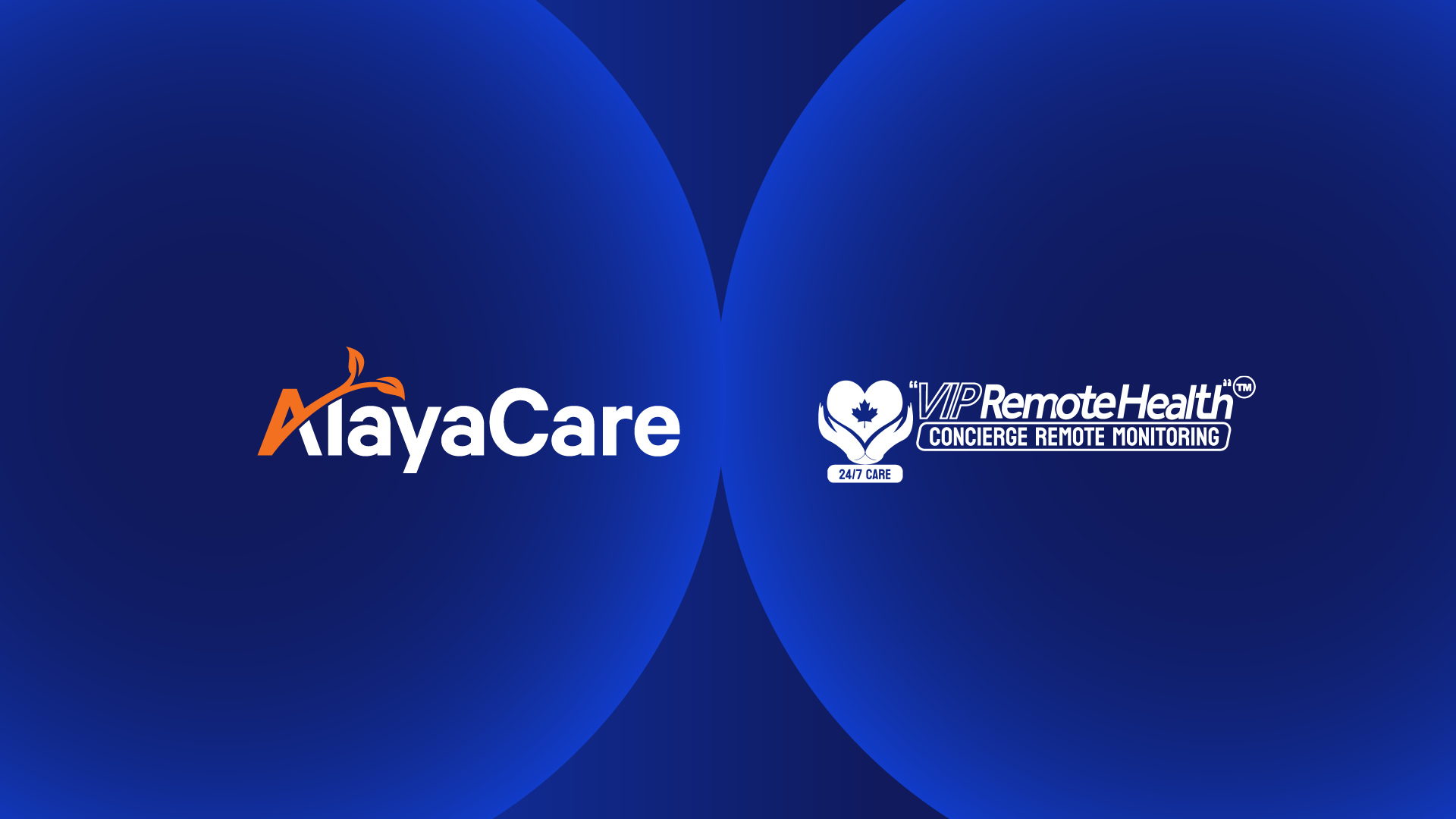 AlayaCare and VIP Remote Health logos