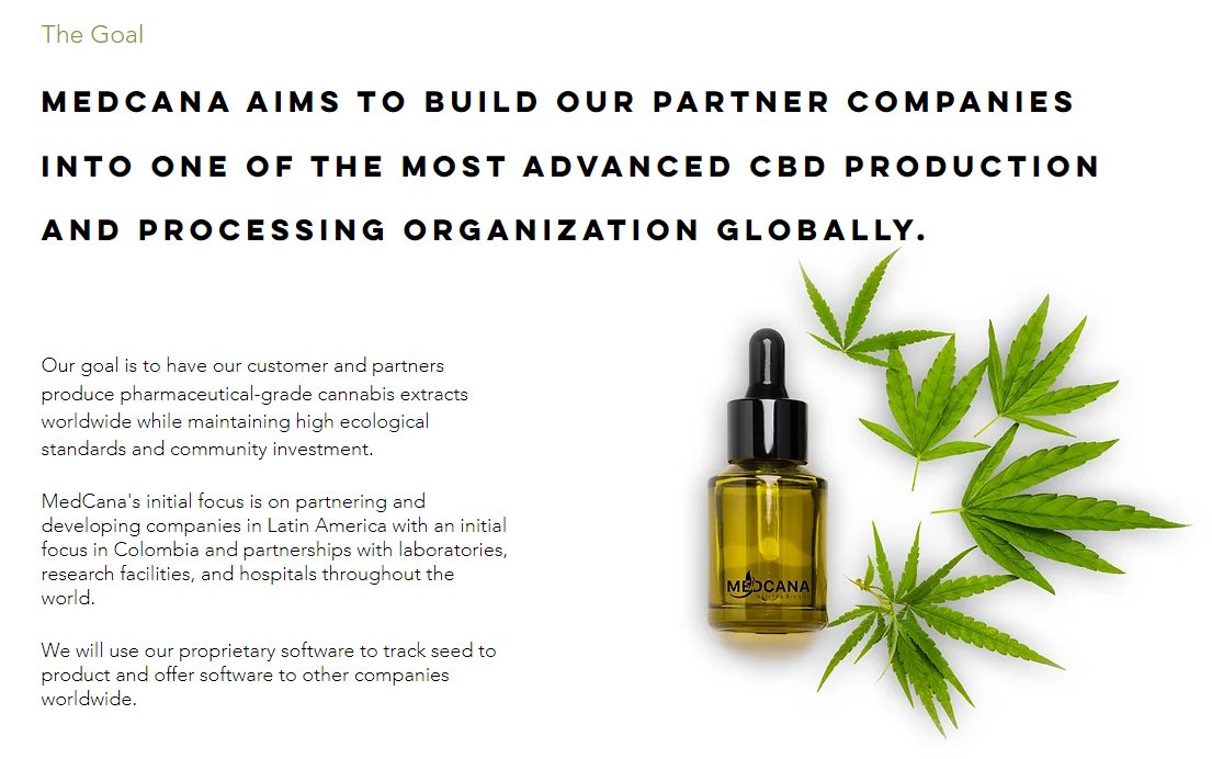 MedCana aims to build our Partner companies into one of the most advanced CBD production and processing organization globally