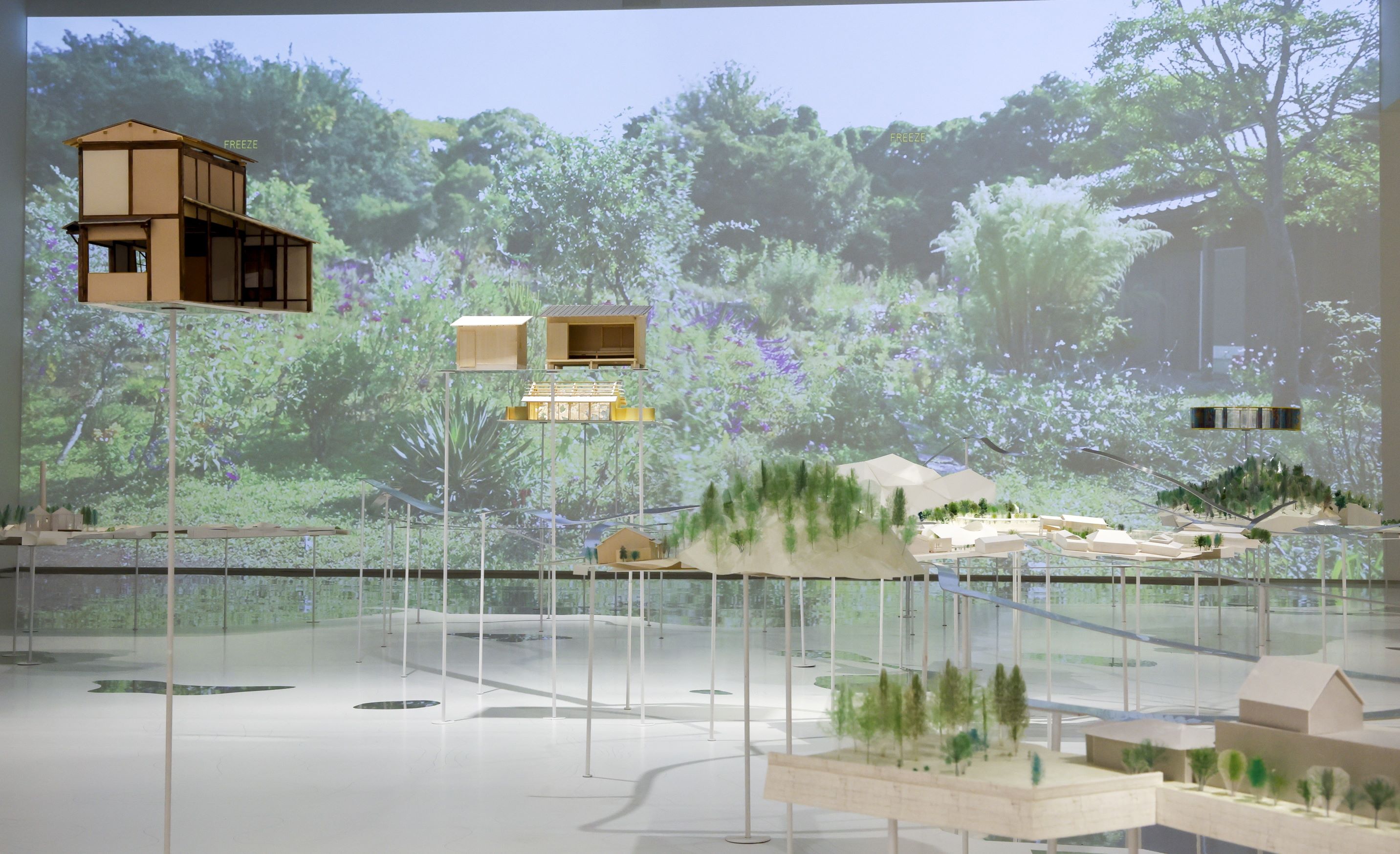 Symbiosis Exhibition_Architectural Models in Gallery