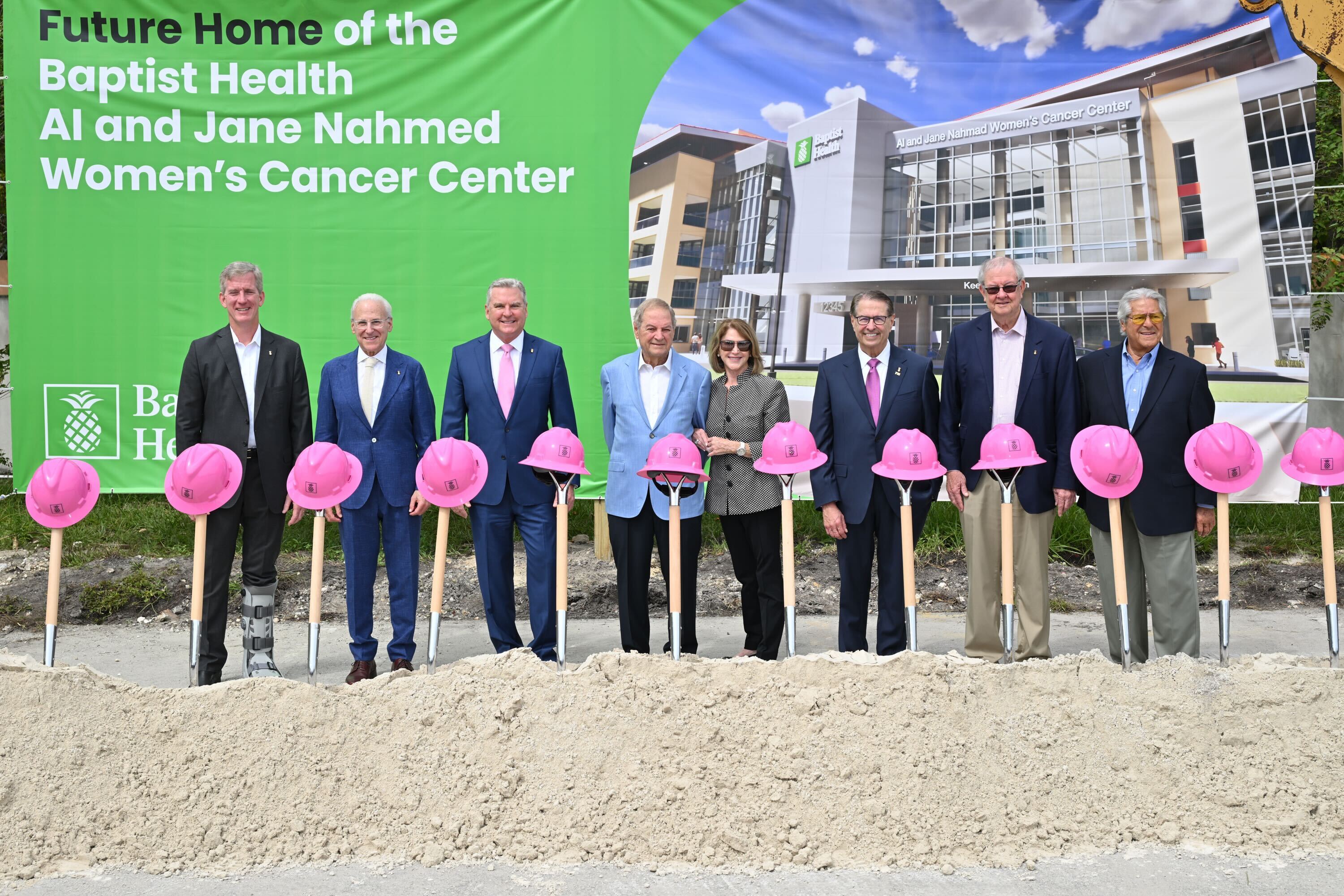 Baptist Health Breaks Ground on Al and Jane Nahmad Women’s Cancer Center