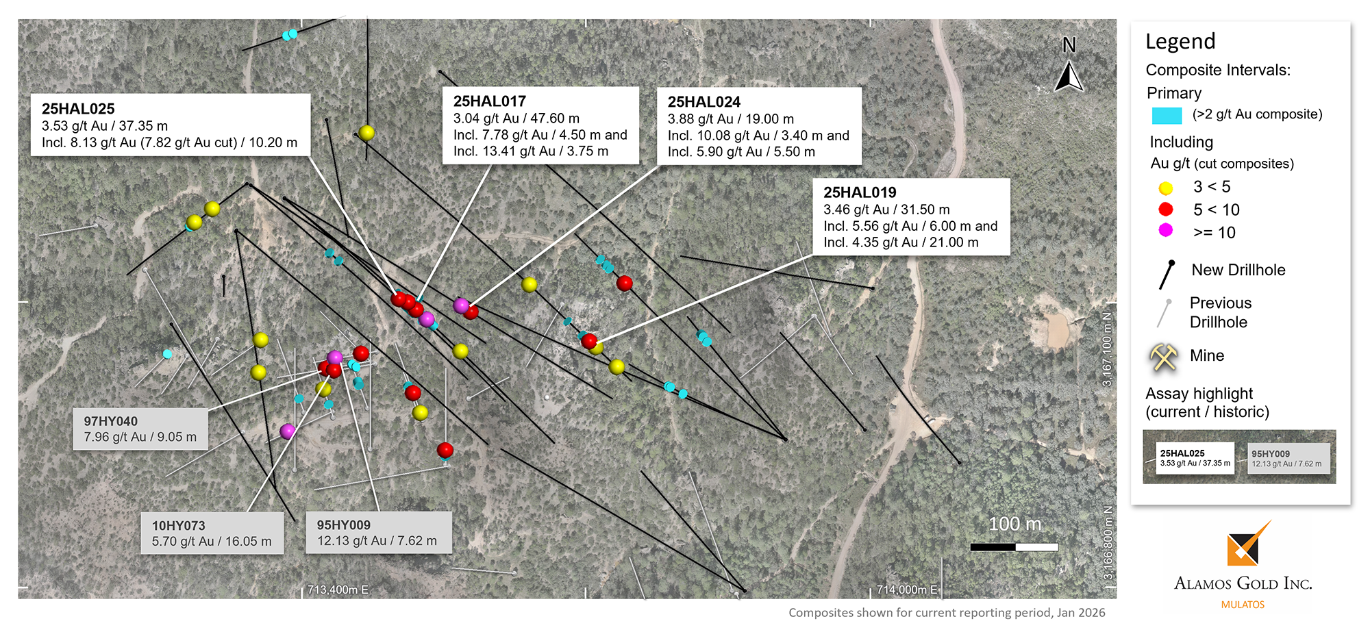 Figure 5: Halcon Target – New Exploration Highlights, Plan View image
