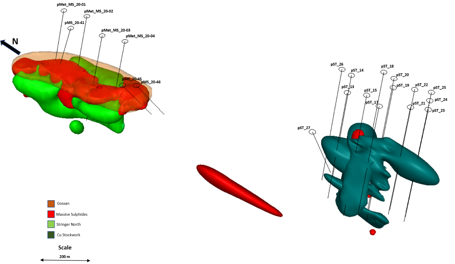 Figure 3 - LS West Region 2020 Planned Drill Holes