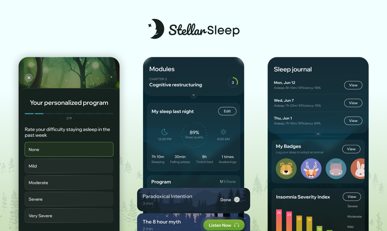 chronic insomnia, sleep app, healthtech