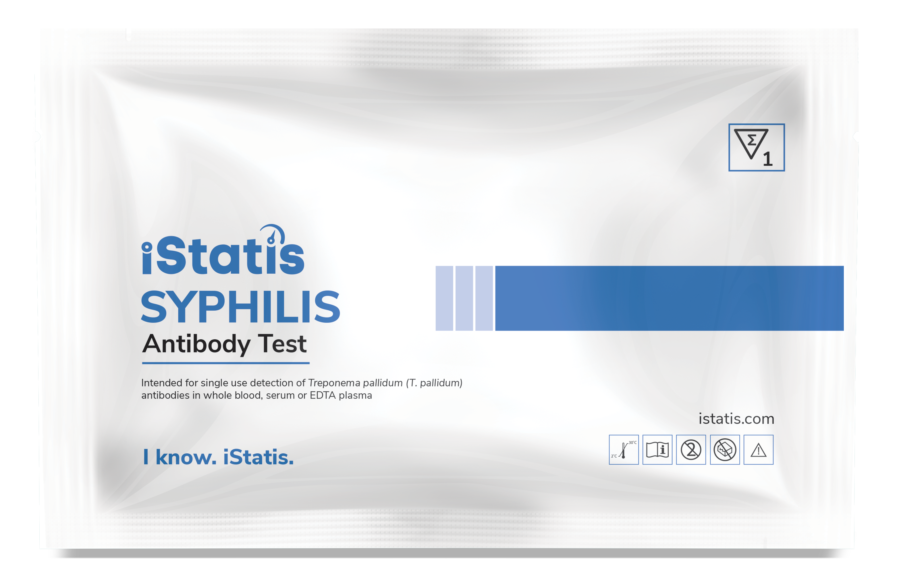 iStatis Syphilis Antibody Test Pouch