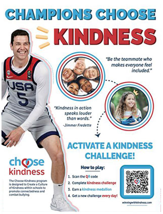 Choose Kindness Powered by Jimmerocity and Pro Basketball Olympian, Jimmer Fredette? 