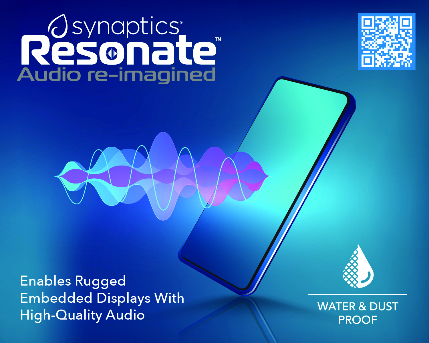 Winning in the Sensors category, Resonate is a game-changing solution that directly combines audio, haptics, and pressure-sensing capabilities into any display surface.