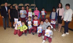 Paterson Third Grade Students with Activity Books