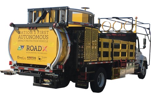 Kratos' Autonomous Truck-Mounted Attenuator (ATMA)