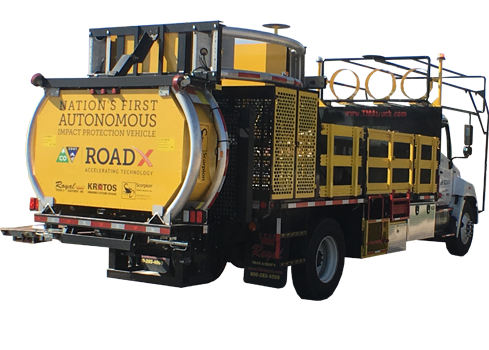 Kratos' Autonomous Truck-Mounted Attenuator (ATMA)