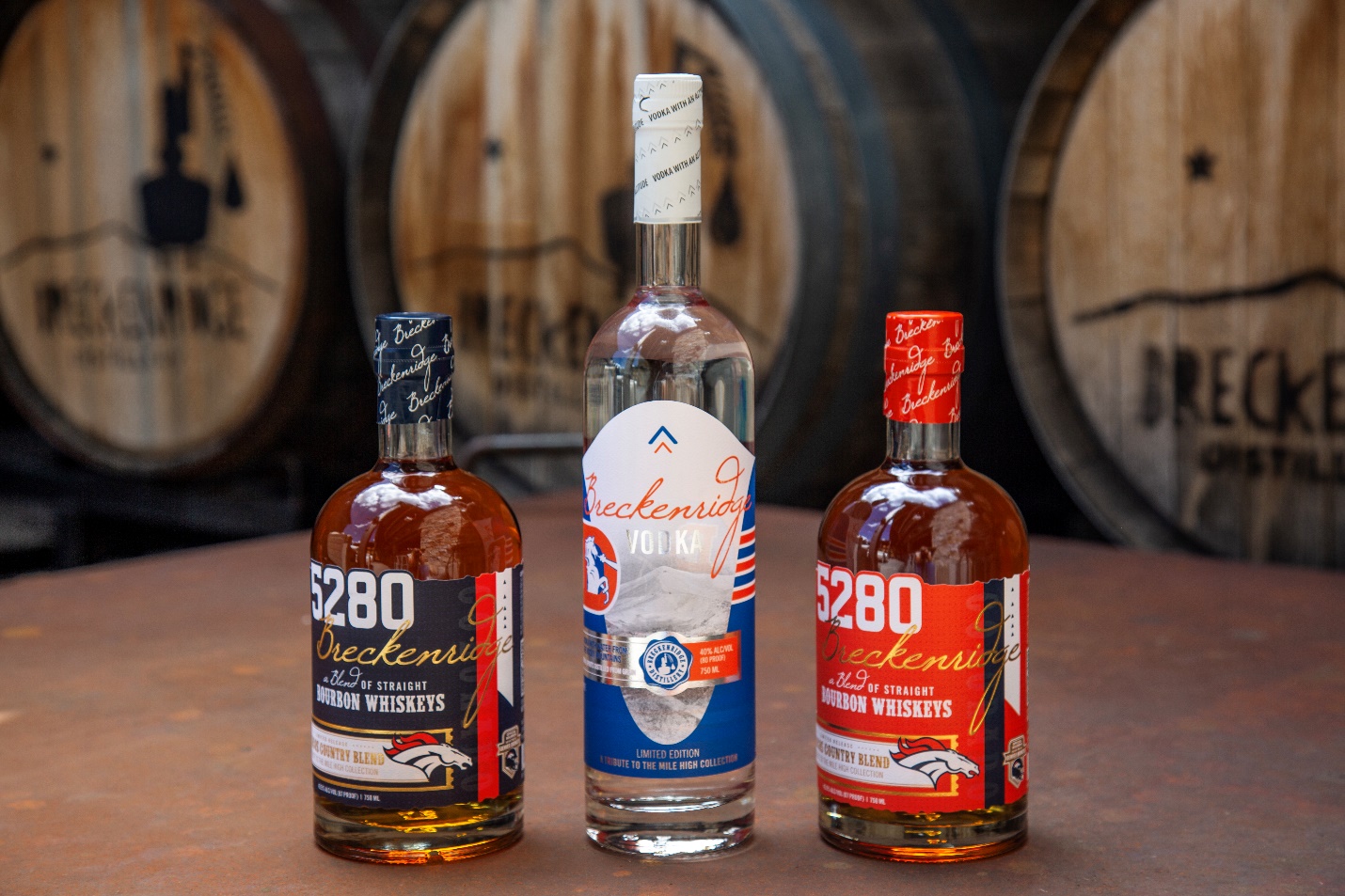 Breckenridge Distillery announces its newest Trio: Broncos Bourbon Blends, Country Blends, and Broncos Vodka