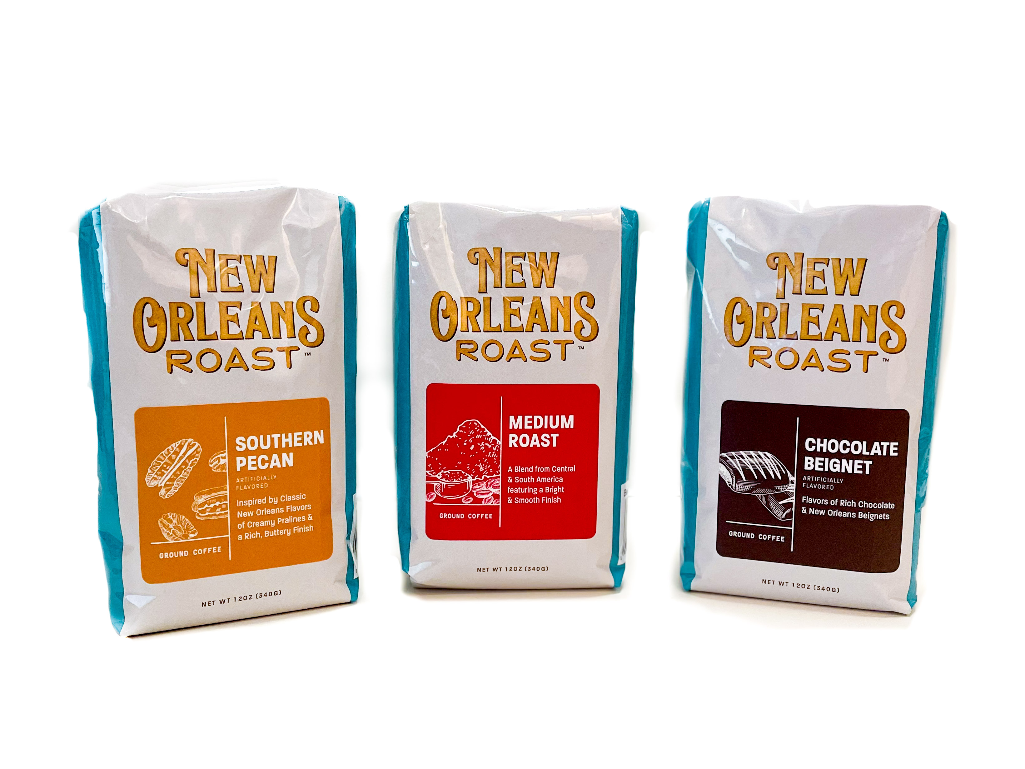 Walmart customers will be able to enjoy three flavorful blends of New Orleans Roast Coffee: Southern Pecan, Medium Roast, and Chocolate Beignet.