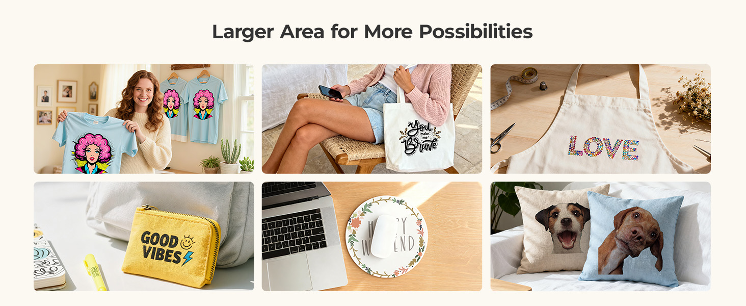 HTVRONT H10 Heat Press Craft Demo