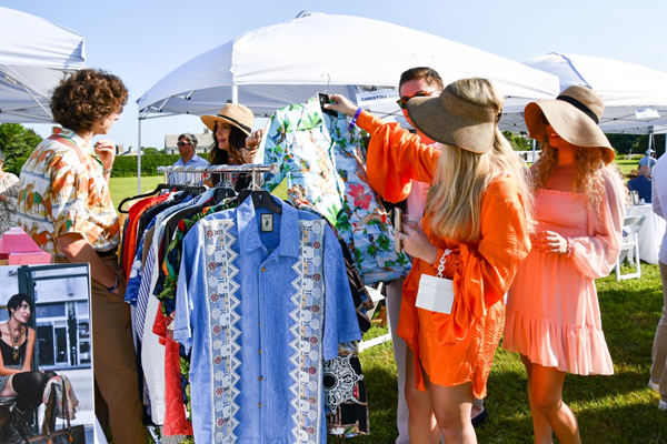 $GSFI Chuck’s Vintage Luke Lampsona repping the Madeline Cammarata founded brand at Polo Hamptons 2021