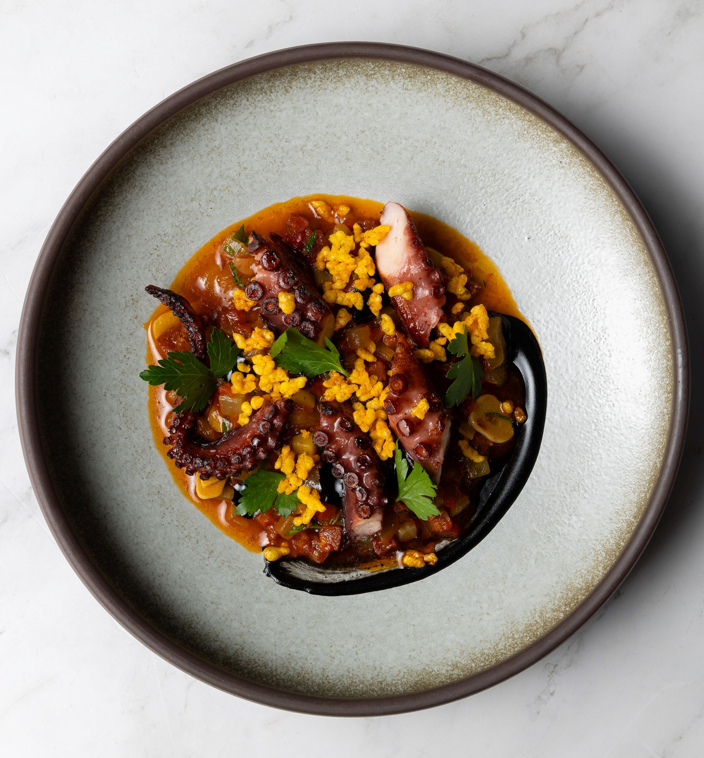 3. Fremantle octopus a la plancha Dish