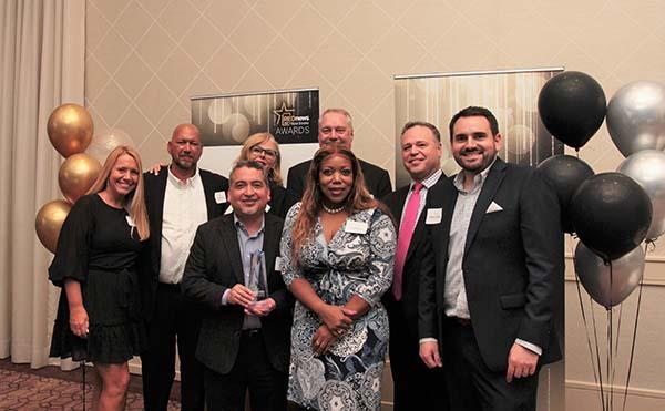The Hartman Team wins award for Best Technology Pivot at the REDNews Real Estate Awards ceremony in Houston, TX.