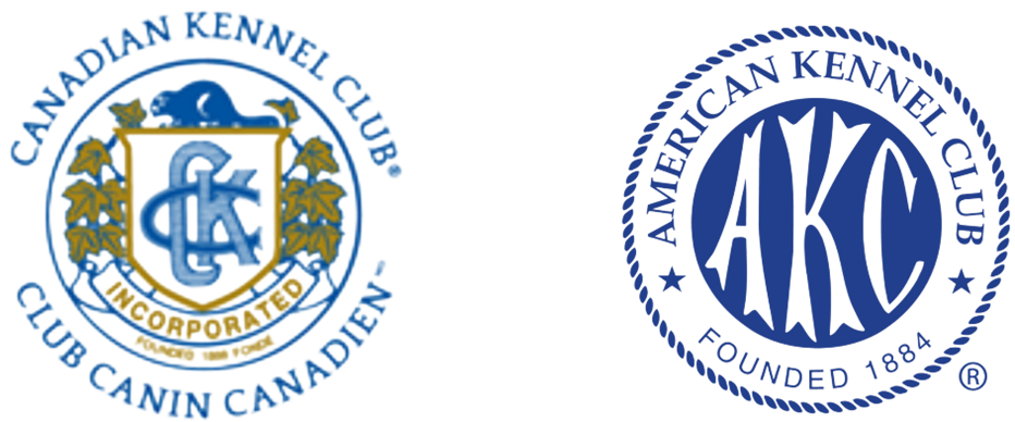Canadian Kennel Club and American Kennel Club