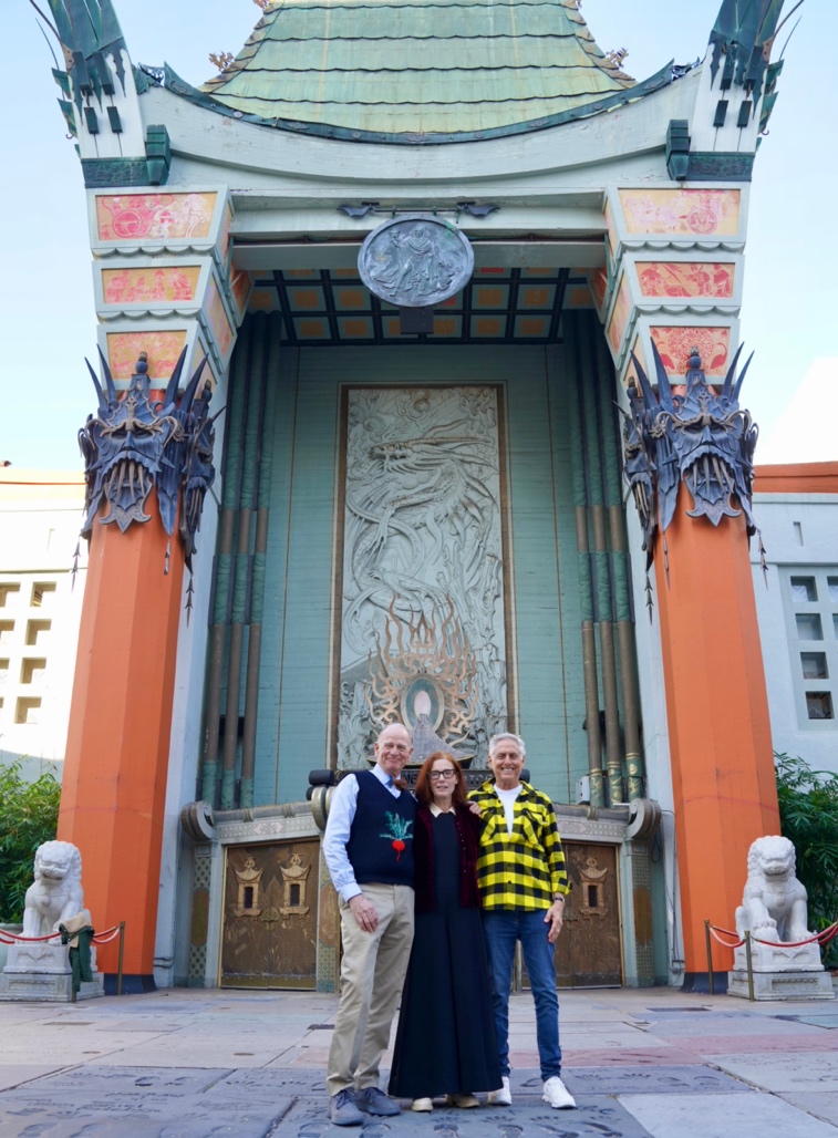 Livingston Taylor, the voice of Pooh, and Producers Linda Woolverton and Andy Heyward