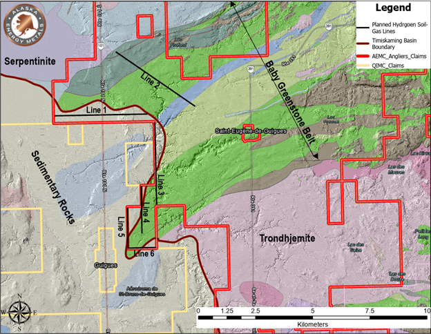 Exploring the Potential for White Hydrogen in Quebec's Lake Timiskaming Basin