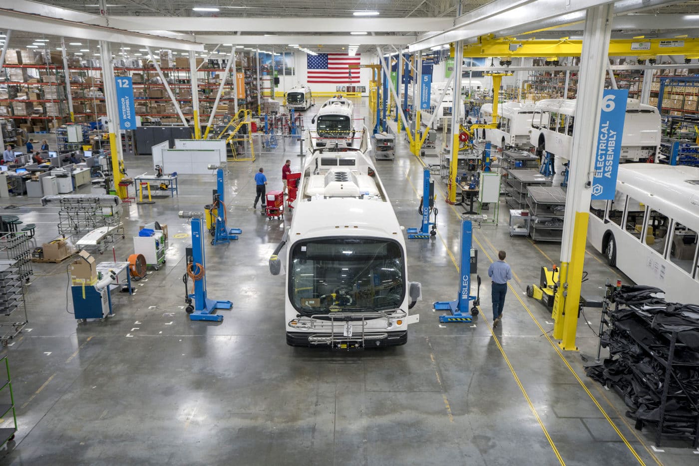 Proterra's East Coast electric bus factory