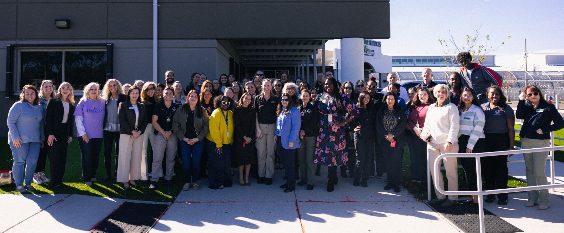 Members of One More Child’s Anti-Trafficking Mobile Team gather with community partners to bring awareness to the realities of human trafficking. In addition to working directly with survivors, One More Child partners with schools, law enforcement, businesses, churches and community organizations to combat trafficking and protect children from being exploited.