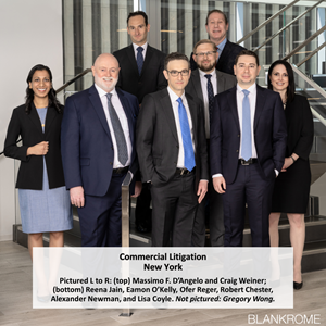 Blank Rome LLP Commercial Litigation Group