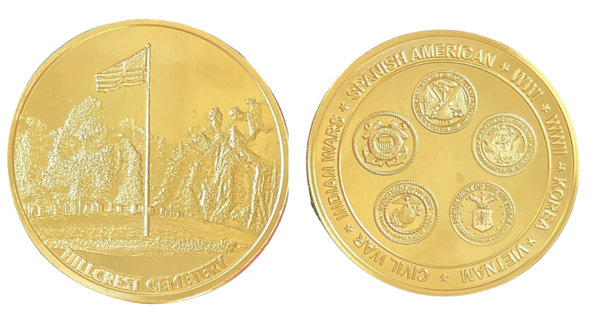 Hillcrest Cemetery commemorative coin