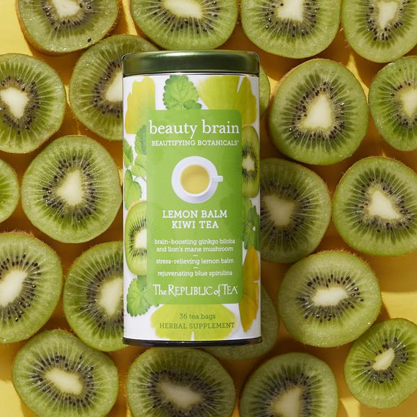 Each tin of Beauty Brain™ holds 36 round, gluten-free, non-GMO, and vegan unbleached tea bags free of tags, strings or staples. Beauty Brain™ retails at $13.50 per tin – an incredible value at 37 cents per cup – and can be purchased online at www.republicoftea.com and at fine natural and specialty retailers across the country. 