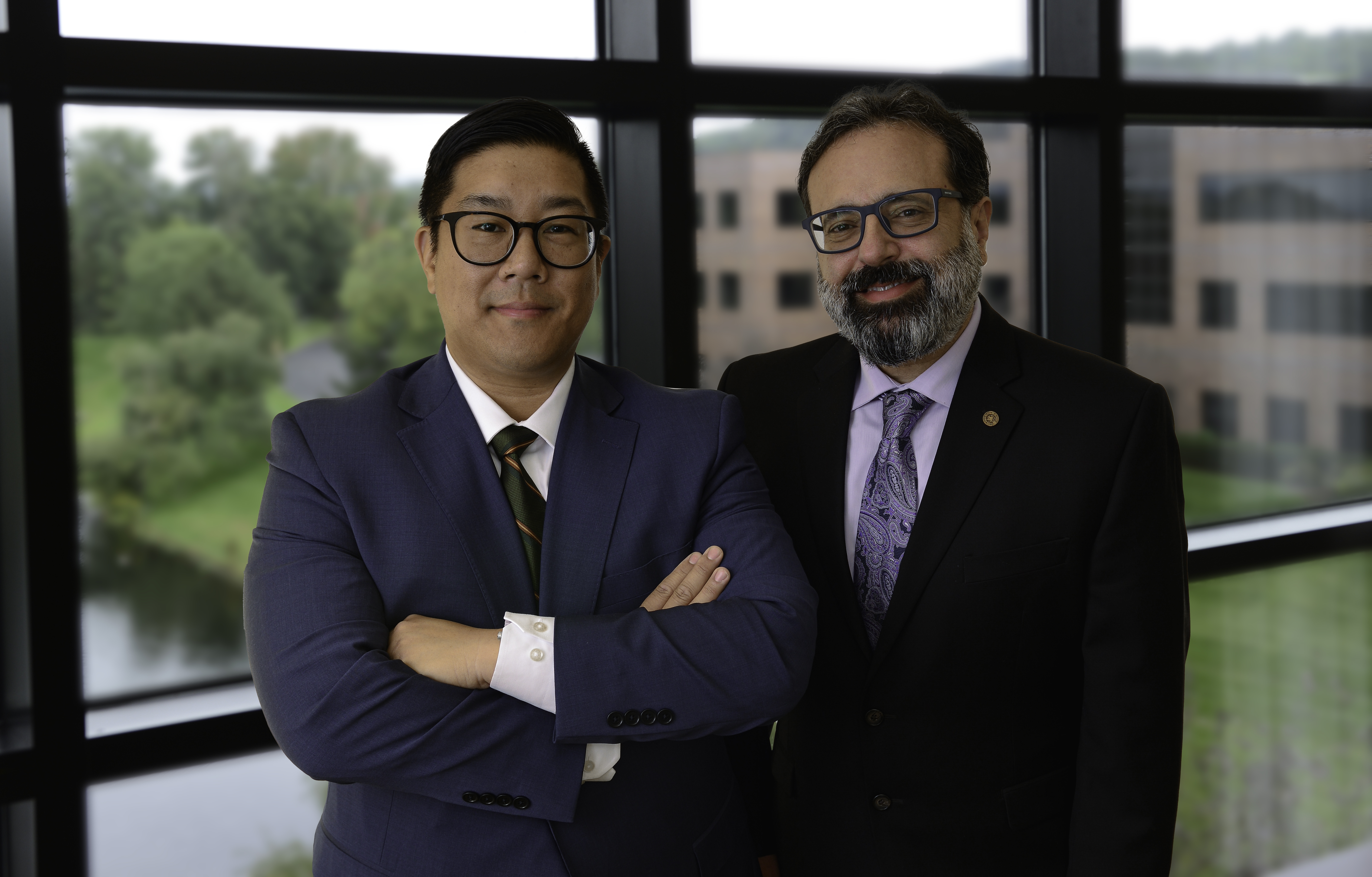 (Left to right) Raymond Kim, Senior Managing Director and President, and Anthony LoScalzo, Senior Managing Director and Chief Operating Officer, Life Insurance Premium Finance at Peapack-Gladstone Bank